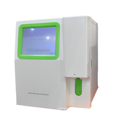 Analyseur d&#39;hématologie entièrement entièrement automatique avec 29 paramètres Analyseur de sang à écran tactile MHA-5